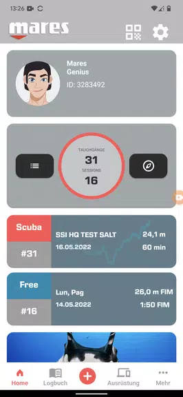 Mares App スクリーンショット 0