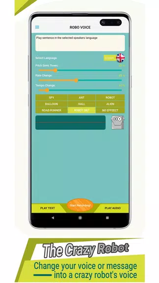 Robot Voice 스크린샷 1