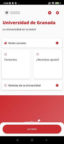 UGR App Universidad de Granada スクリーンショット 0