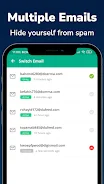 Temp Email Pro - Multiple Mail スクリーンショット 1