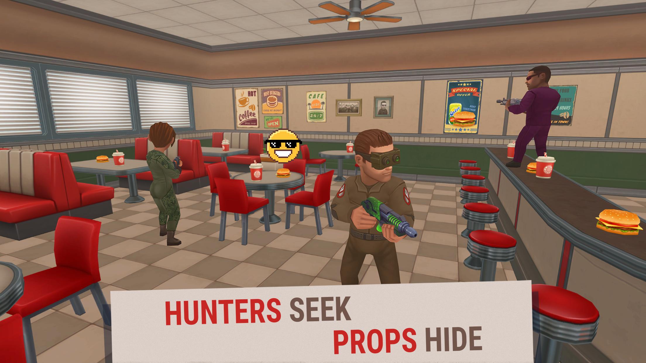 Hide Online - Hunters vs Props Captura de pantalla 1