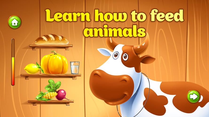 Kids Animal Farm Toddler Games 스크린샷 1