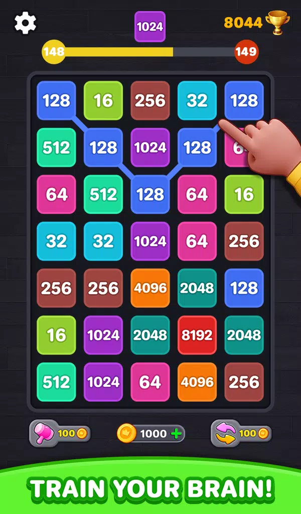 2048 Number Puzzle: Merge Game ภาพหน้าจอ 3