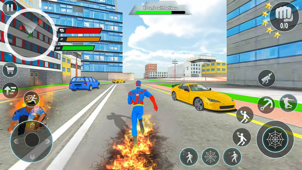 Police Robot Rope Hero Game 3d Screenshot 0