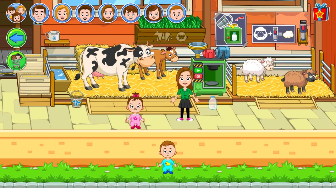 My Town Farm Animal game স্ক্রিনশট 1