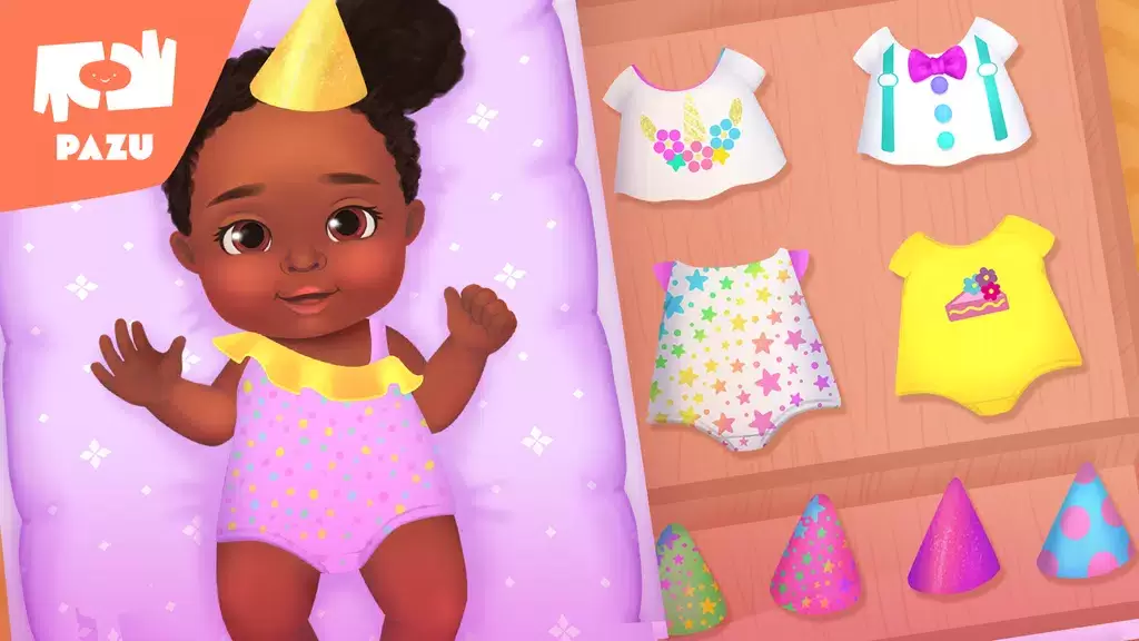 Baby Birthday Maker Game Captura de pantalla 3