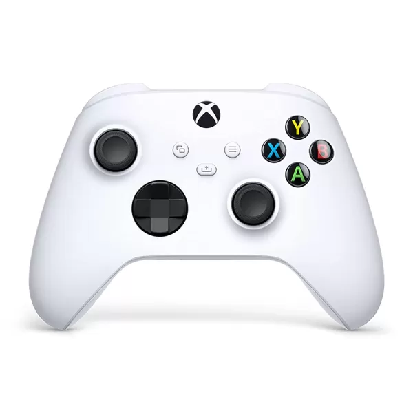 機器人白色Xbox控制器