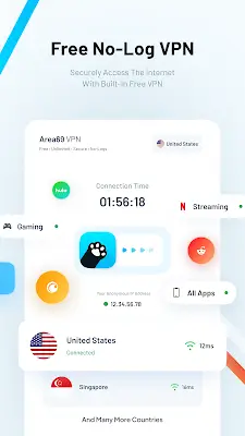 Pawxy - Fast VPN & Web Browser Ekran Görüntüsü 1