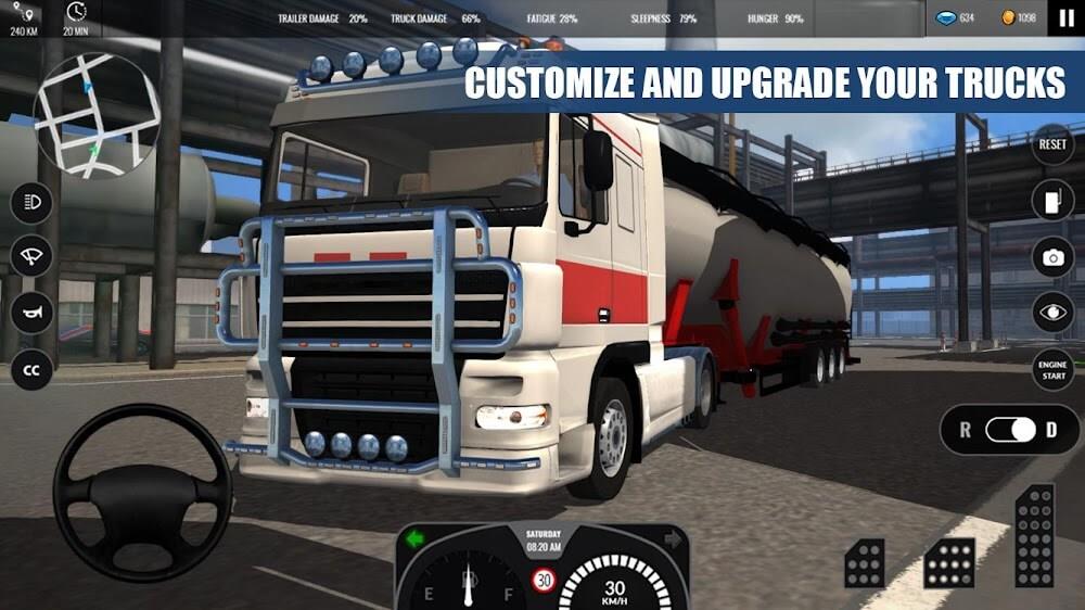 Truck Simulator PRO Europe Ekran Görüntüsü 2