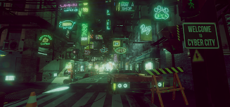 VR Cyberpunk City Ảnh chụp màn hình 2