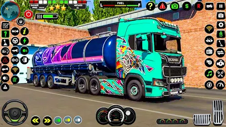 US Oil Tanker Truck Drive Sim ภาพหน้าจอ 0