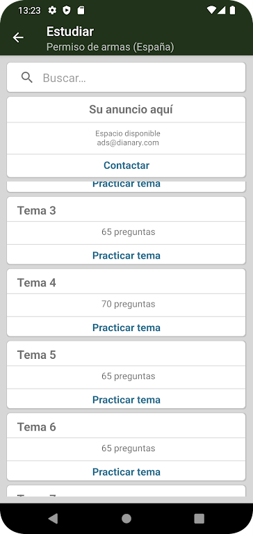 ExamenesCazador.com Captura de tela 1