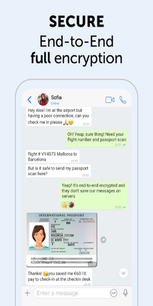 Zangi Private Messenger Ảnh chụp màn hình 1