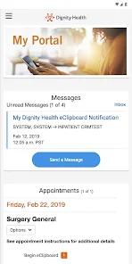 my portal. by Dignity Health Screenshot 0