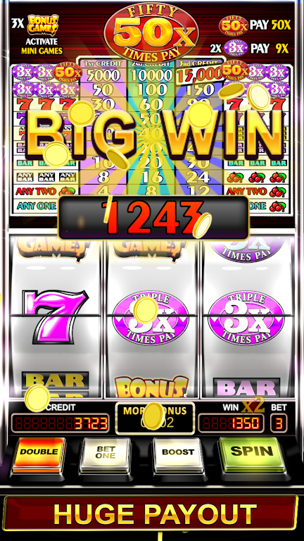 Triple Fifty Times Pay - Free Vegas Style Slots Zrzut ekranu 0