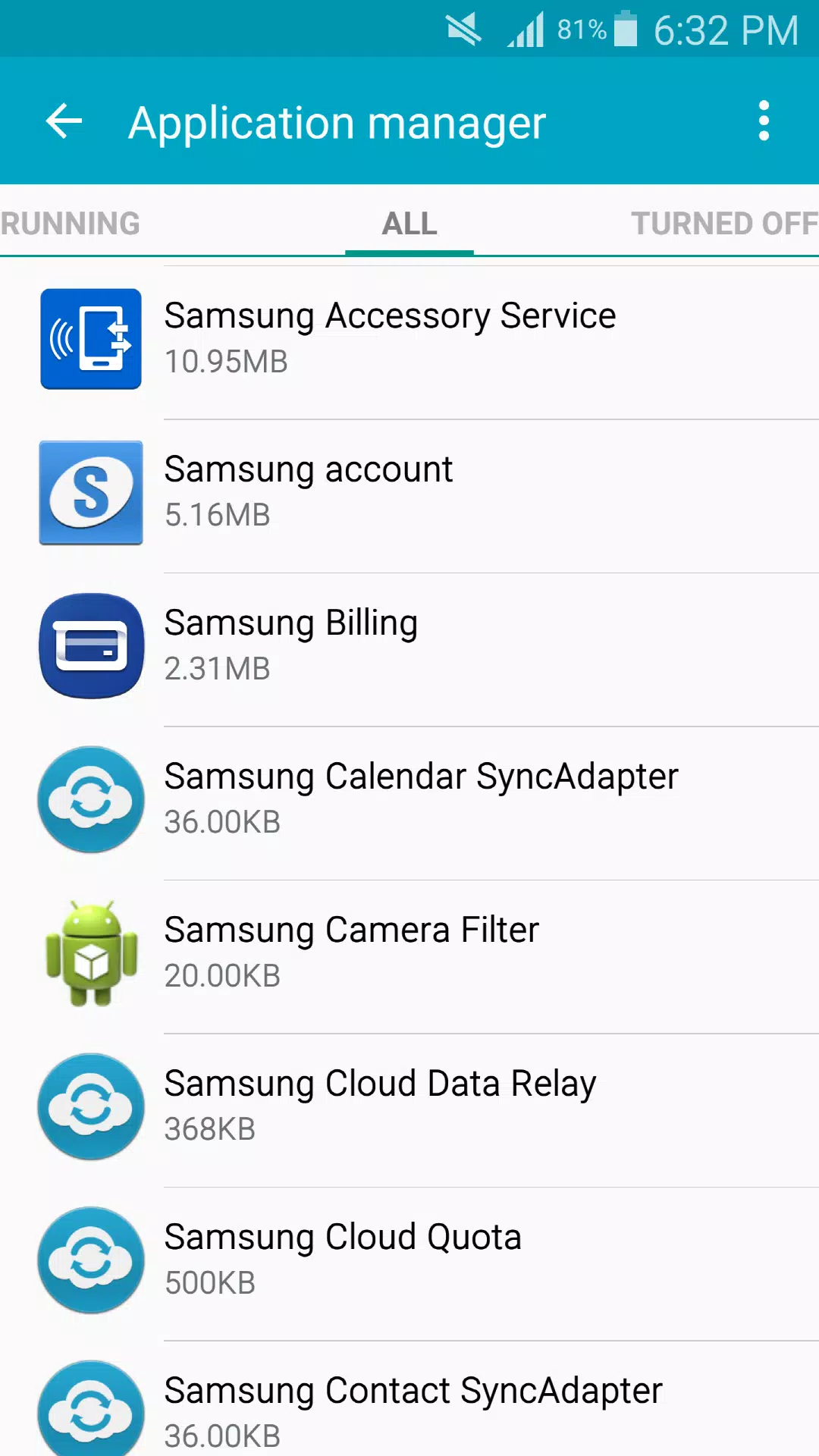 Samsung Accessory Service Screenshot 1