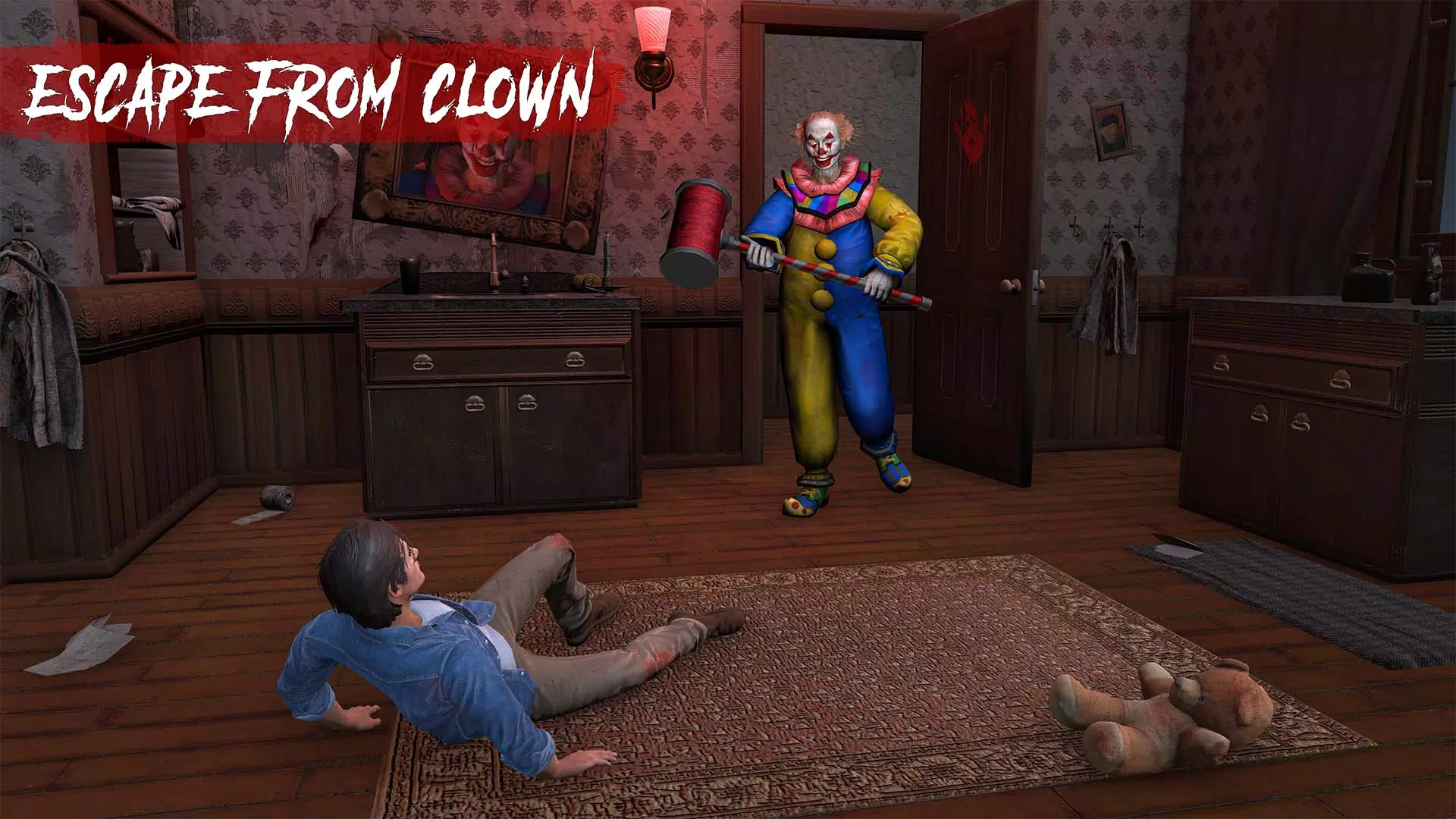 Schermata Scary Clown - Horror Game 3D 1