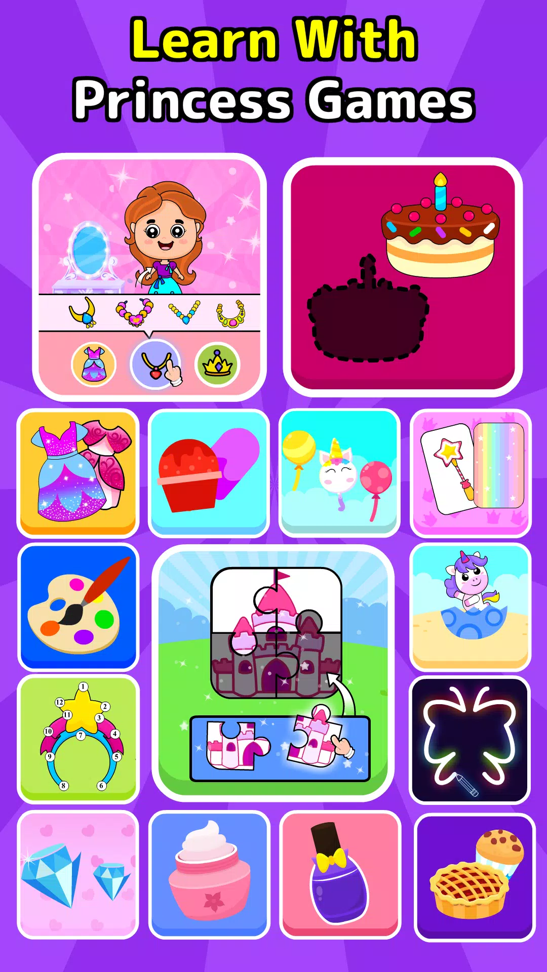 Timpy Baby Princess Phone Game Schermafbeelding 1
