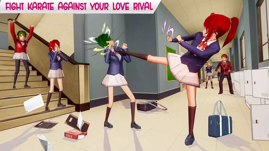 Anime High School Life Captura de pantalla 0