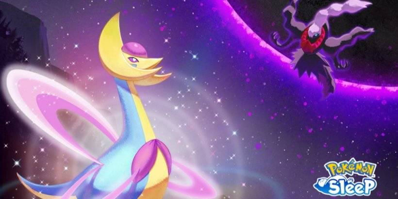 Sumali si Cresselia sa pagtulog ng Pokémon upang labanan si Darkrai
