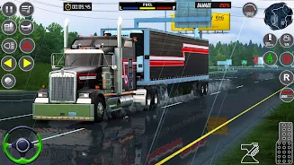 US Cargo Truck Simulator Game Captura de pantalla 1