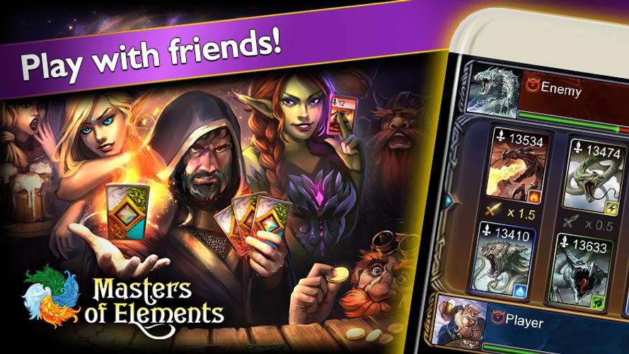 Masters of Elements－Online CCG Capture d'écran 3