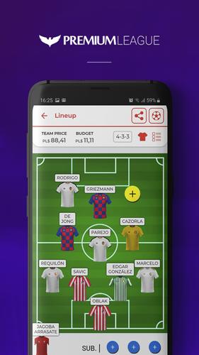 Premium League Fantasy Game Скриншот 3