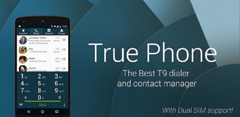 True Phone Dialer & Contacts Captura de pantalla 0