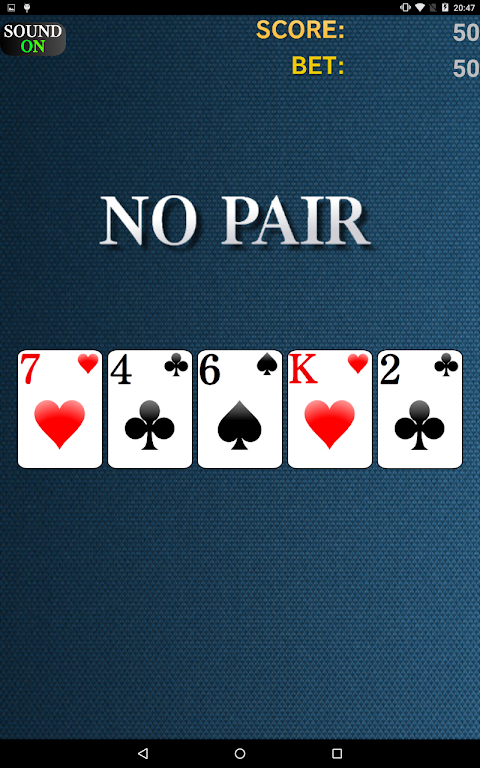 The Best Poker Card Game Schermafbeelding 1