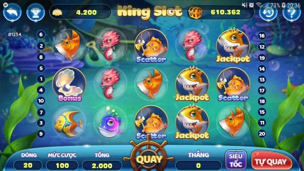 Thánh bắn cá ăn xu slots - bắn cá siêu thị Ảnh chụp màn hình 1