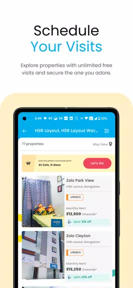Zolo Coliving - Rent PG Online 스크린샷 2
