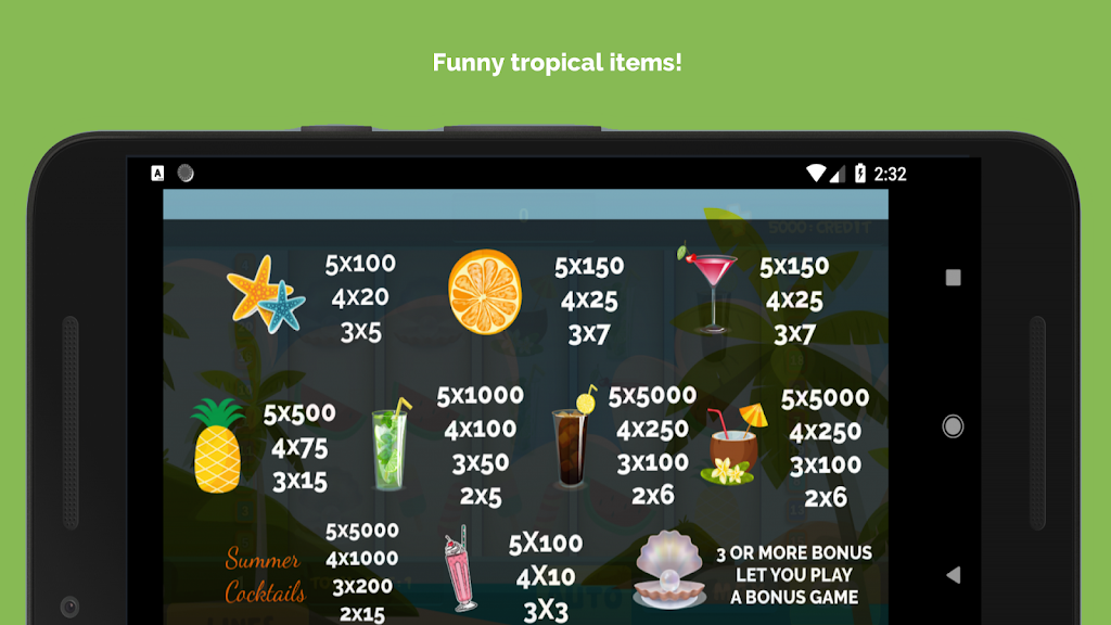 Lucky Vegas - Summer Cocktail Slot Jackpot Machine Ảnh chụp màn hình 2