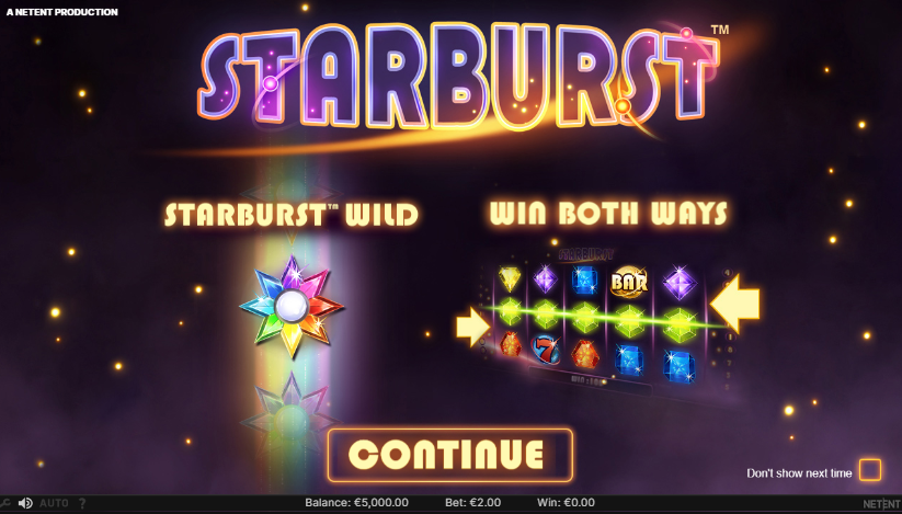 Starburst Slot স্ক্রিনশট 2