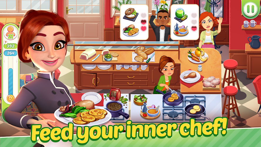 Delicious World - Cooking Game Скриншот 1