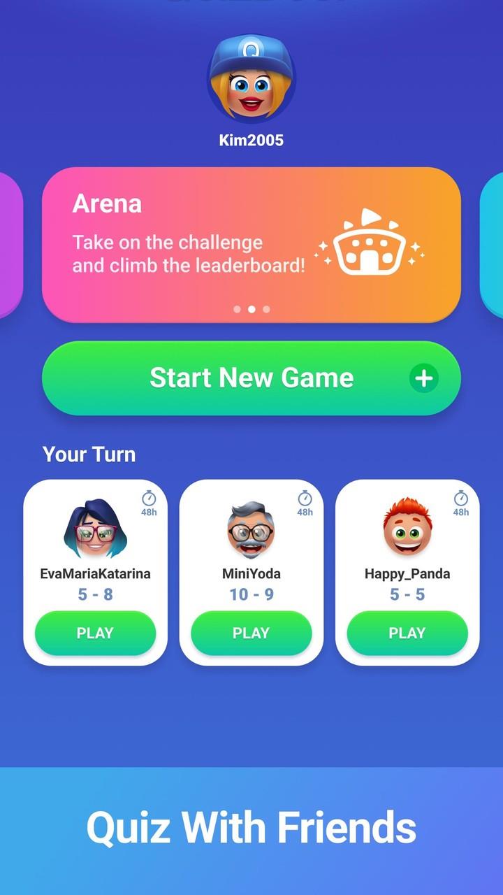 QuizDuel! Quiz & Trivia Game Ảnh chụp màn hình 2