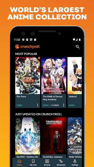 Schermata Crunchyroll 0