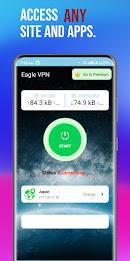 Eagle VPN - Secure VPN Proxy Captura de pantalla 0