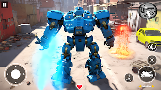 Real Robot Bike Transform Game 스크린샷 1