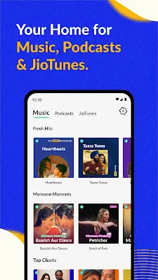 JioSaavn - Music & Podcasts Ảnh chụp màn hình 0