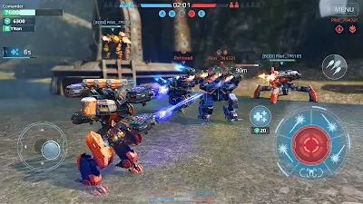 Schermata War Robots Multiplayer Battles 2