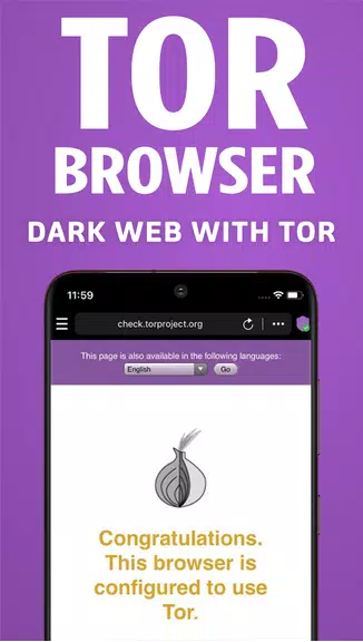 TOR Browser: OrNET Onion Web स्क्रीनशॉट 1