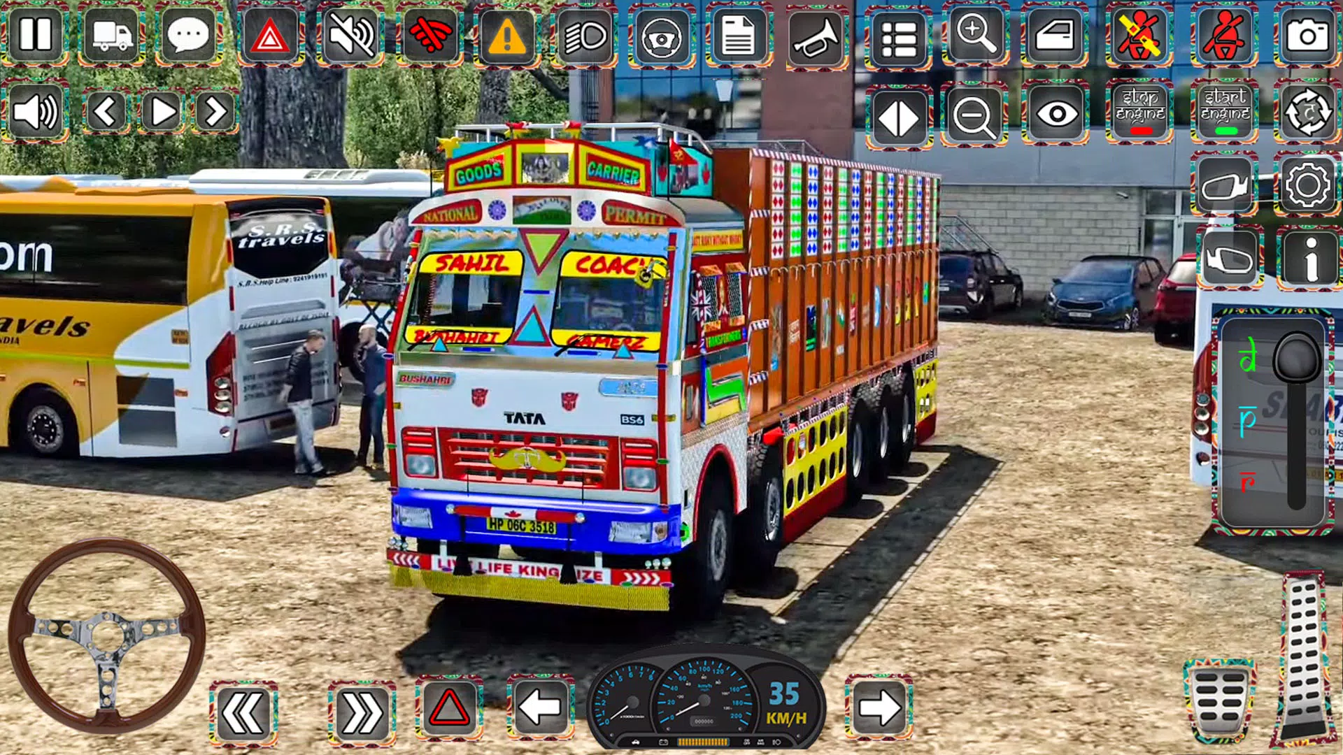 Indian Truck Driver Simulator स्क्रीनशॉट 0