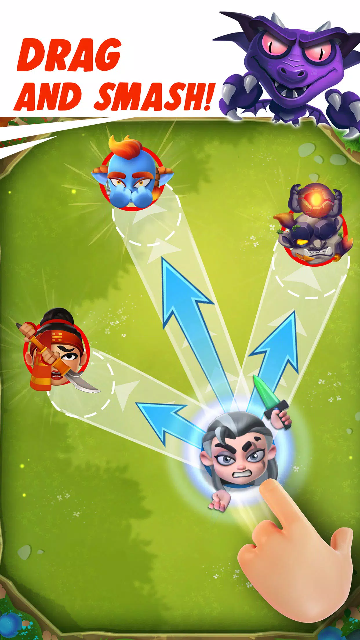 Smashing Four: PvP Hero bump স্ক্রিনশট 3
