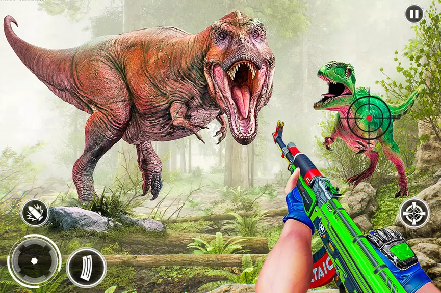 Super Dino Hunting Zoo Games Tangkapan skrin 0