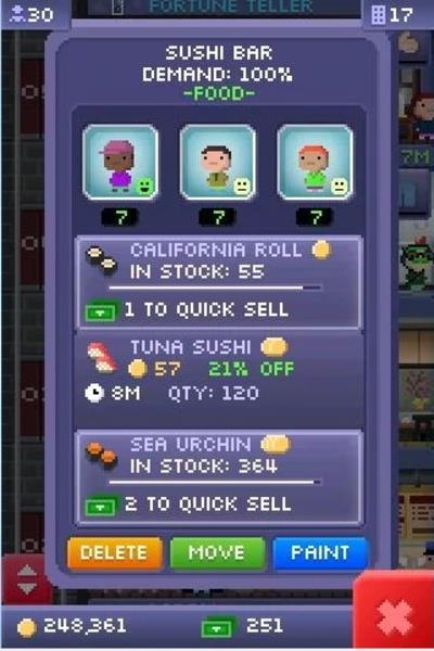 Tiny Tower Mod Ekran Görüntüsü 1