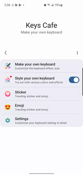 Keys Cafe - Make your keyboard Ekran Görüntüsü 0