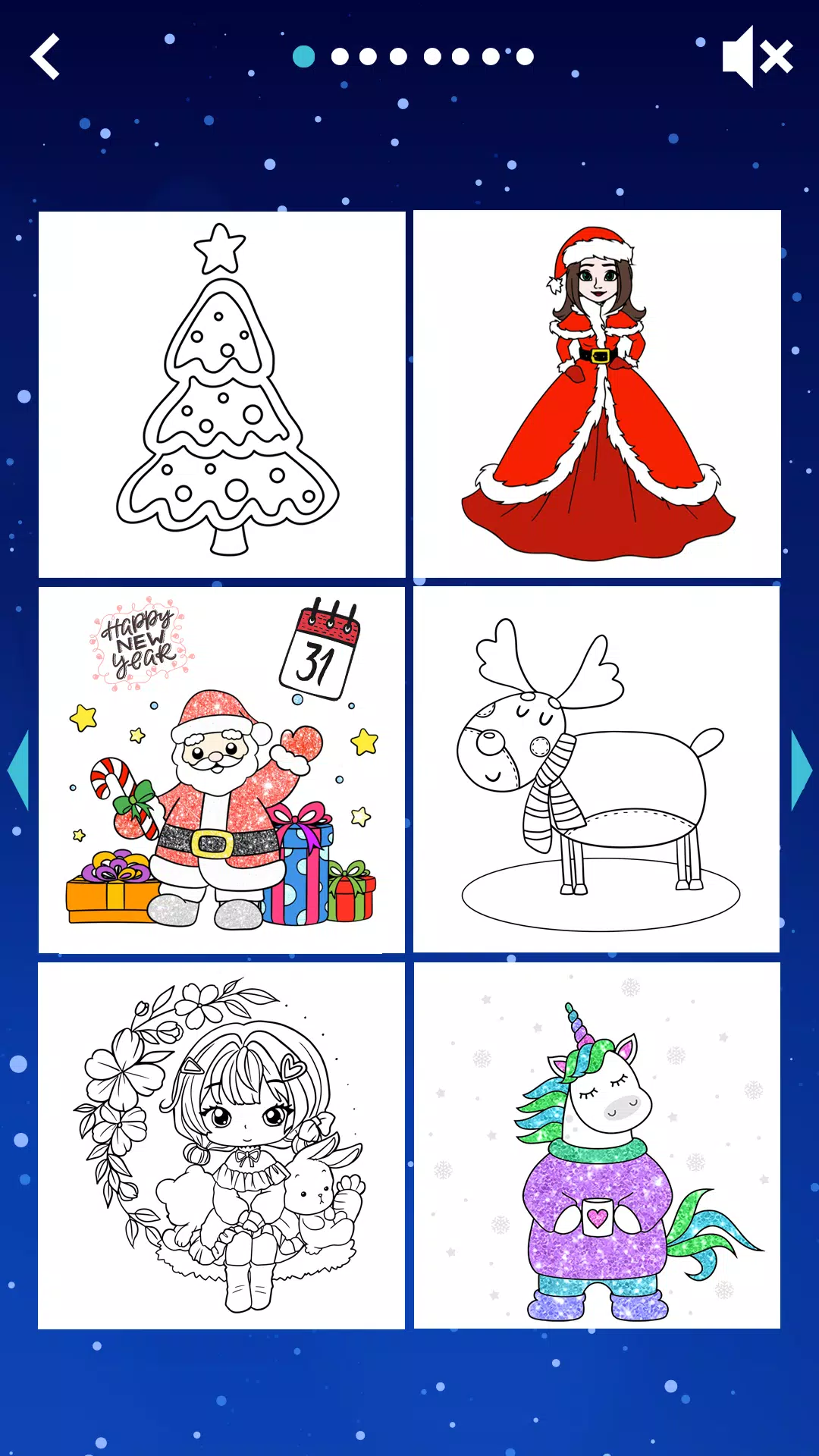 Christmas kids coloring 스크린샷 2