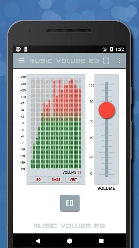 Musiklautstärke EQ + Equalizer Screenshot 2