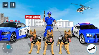 US Police Dog Crime Chase Game Captura de pantalla 0