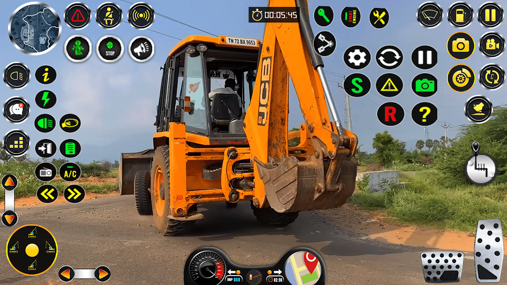 Real City JCB Construction 3D Zrzut ekranu 1